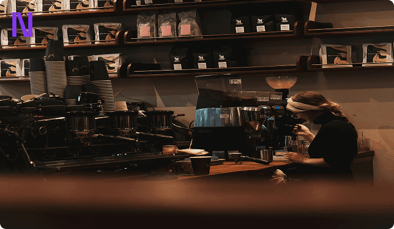 LIKE GRABBING A COFFEE  AT YOUR LOCAL SPOT